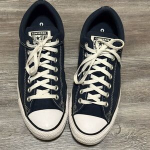 Converse Men's Navy and White Sneakers